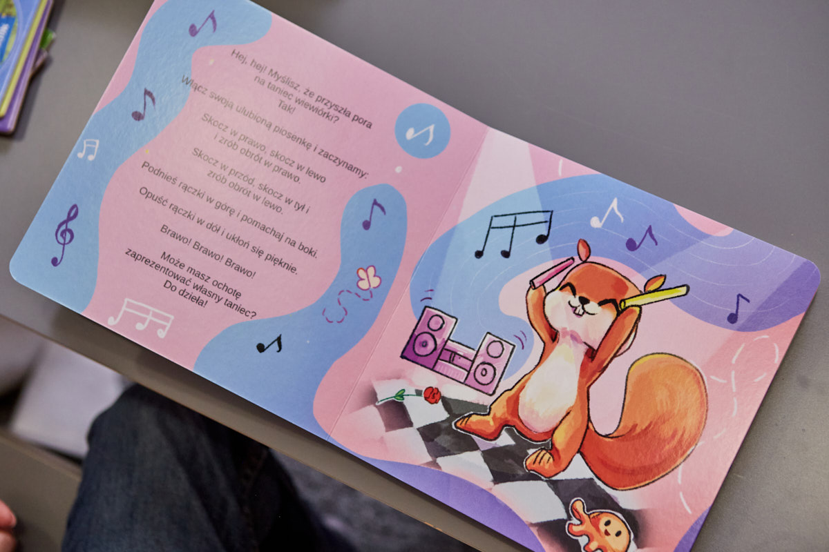 Bądź jak wiewiórka - board book dla dzieci